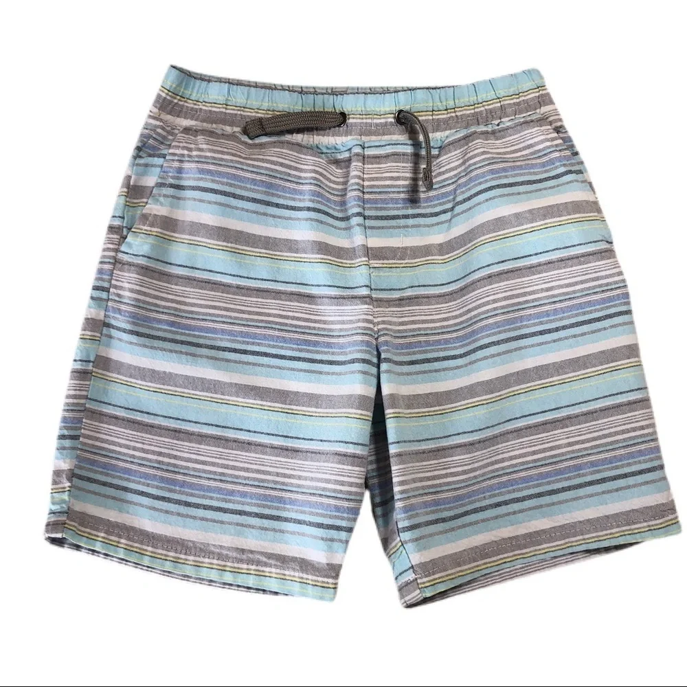 U.S. Polo Assn. Boy’s Striped Surf Pull-On Shorts